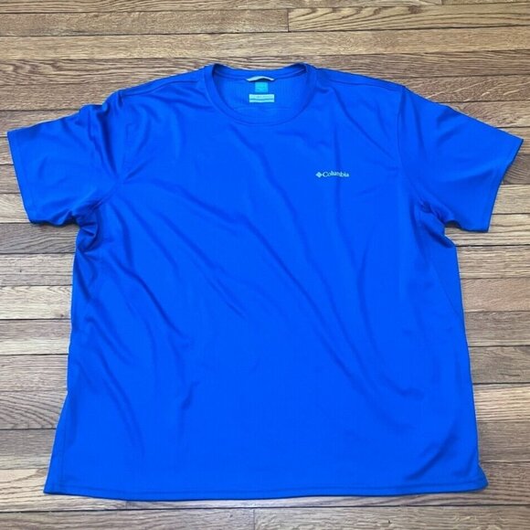 Columbia Freezer Coil Short Sleeve Shirt Men's Size XXL Athletic Fit Tee - Picture 1 of 4